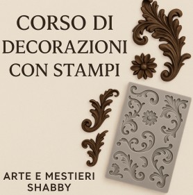 CORSO DECORAZIONE CON STAMPI 27 SETTEMBRE