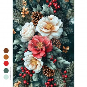 A4 Decoupage Fiber - Winter'S Grace