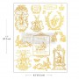 H2O Transfers Single Sheet Gold - Gilded Spring / Easter