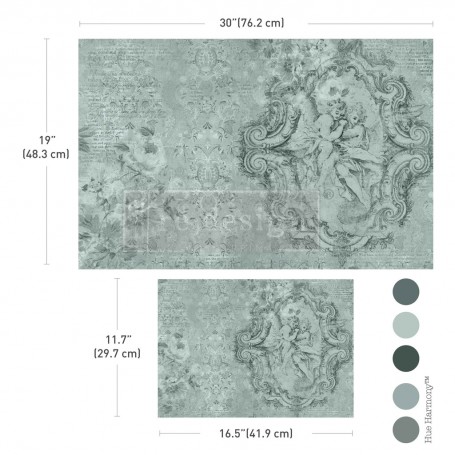 Double Delight Decoupage Fiber Paper Set - Jardin Des ChéRubins