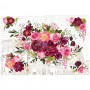 TRANSFER ROYAL BURGUNDY 112x76 cm