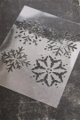 STENCIL FIOCCHI DI NEVE