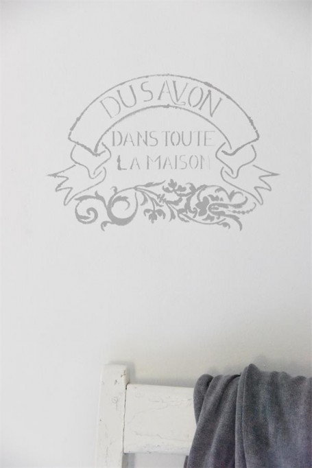 STENCIL DU SAVON 30x40 cm