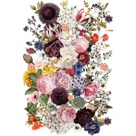 TRANSFER WONDROUS FLORAL 56x86 cm
