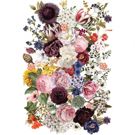TRANSFER WONDROUS FLORAL 56x86 cm