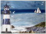 TRANSFER LIGHTHOUSE 61x89 cm