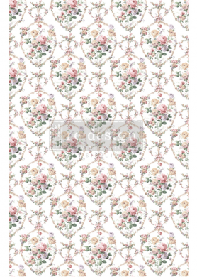 TRANSFER FLORAL COURT 61x89 cm