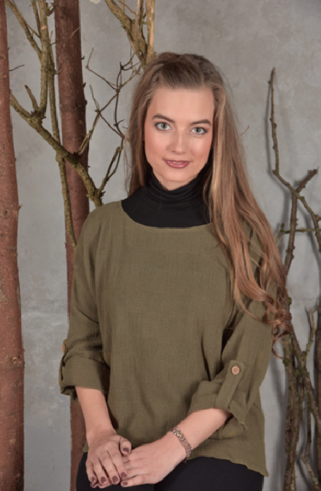 Blusa Vivi capers green