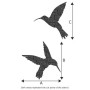 Stencil Hummingbirds