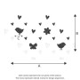 Stencil Diamond Hearts Repeat