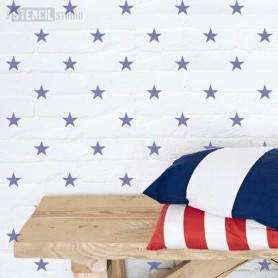 Stencil Mini Stars