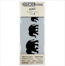 Mini Stencil Elephants