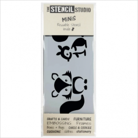 Mini Stencil Fox & Squirrel