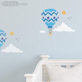 Stencil Balloon and Sheep
