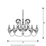Stencil Chandelier