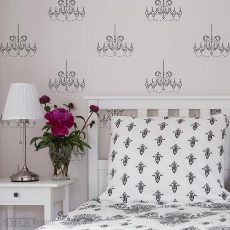 Stencil Chandelier