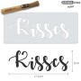 Mini Stencil Kisses