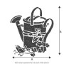 Stencil Watering Can