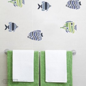 Stencil Fenfushi Fish