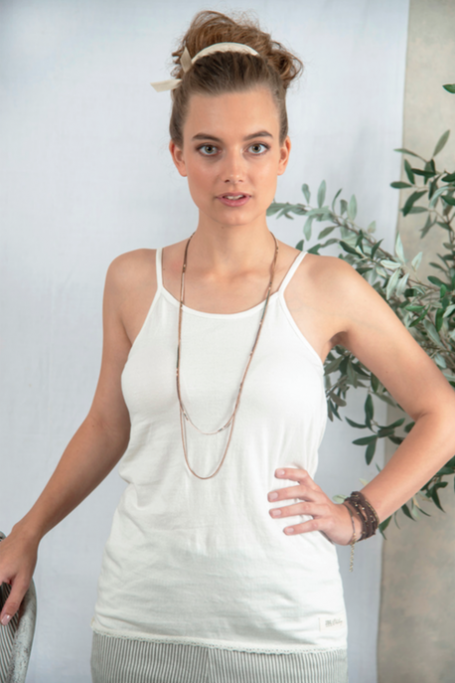 Canotta in jersey Lillian CREAM
