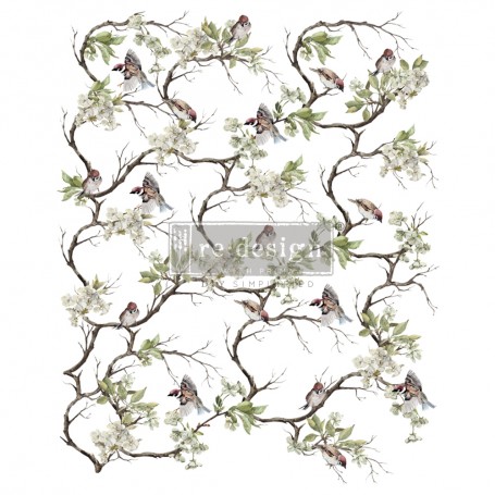 TRANSFER BLOSSOM FLIGHT 63,5x86,3 cm