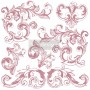 SET DI TIMBRI - ELEGANT SCROLLS