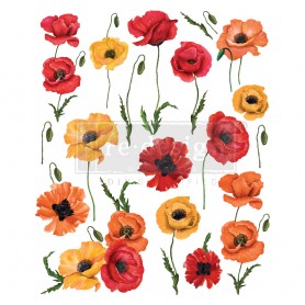 TRANSFER POPPY GARDENS 61x76,2 cm