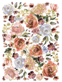 TRANSFER ROSE & ROUGE 61x89 cm