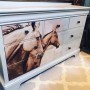 FOGLIO PER DECOUPAGE SEPIA HORSES