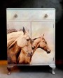 FOGLIO PER DECOUPAGE SEPIA HORSES