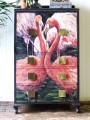 FOGLIO PER DECOUPAGE FLAMINGOS