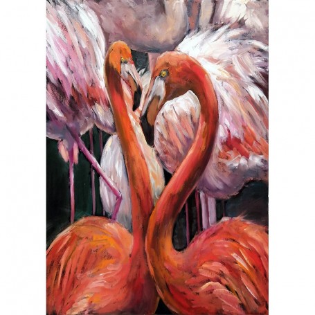 FOGLIO PER DECOUPAGE FLAMINGOS