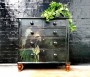 FOGLIO PER DECOUPAGE STUDY IN BLACK & GREEN
