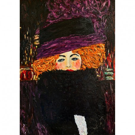 FOGLIO PER DECOUPAGE PURPLE HAT