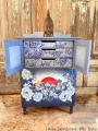 FOGLIO PER DECOUPAGE SKULL CHINOISERIE