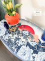 FOGLIO PER DECOUPAGE SKULL CHINOISERIE