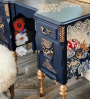 FOGLIO PER DECOUPAGE SKULL CHINOISERIE
