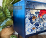 FOGLIO PER DECOUPAGE SKULL CHINOISERIE