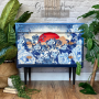 FOGLIO PER DECOUPAGE SKULL CHINOISERIE