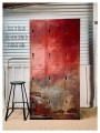 FOGLIO PER DECOUPAGE VINTAGE RED CAR
