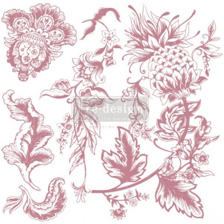 SET DI TIMBRI - RUSTIC FLORAL ELEMENTS