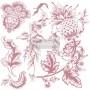SET DI TIMBRI - RUSTIC FLORAL ELEMENTS