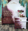 STENCIL DISTRESSED WALLPAPER