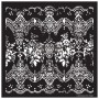 STENCIL DISTRESSED WALLPAPER