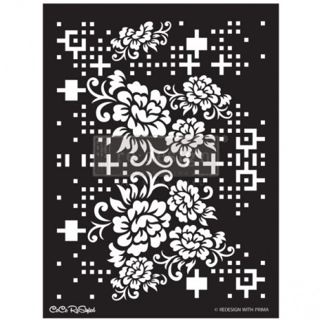 STENCIL CECE FLORAL MATRIX