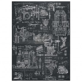 TRANSFER INDUSTRIAL MECHANICS 55,8 x 76,2 cm