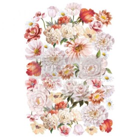 TRANSFER PRETTY IN PEACH 61 x 89 cm