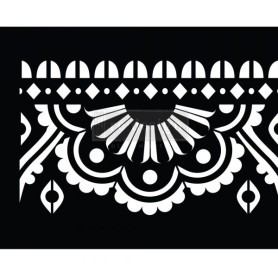 STENCIL MENDHI BORDER 2,75 m