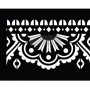 STENCIL MENDHI BORDER 2,75 m