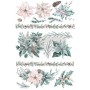 TRANSFER EVERGREEN FLORALS 61 x 89 cm